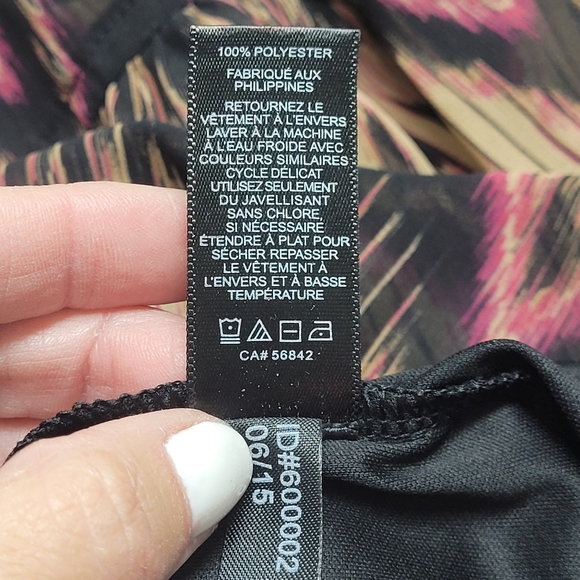 Express Aztec Chiffon Swing Midi Dress Small - Picture 10 of 15